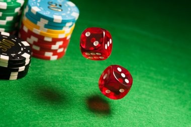 User interface showing baccarat bets and live results